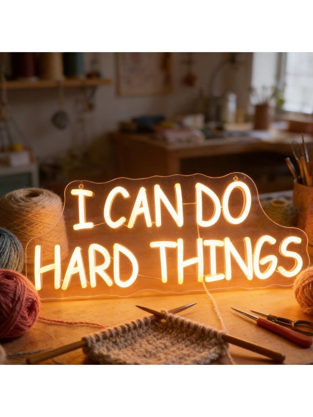 LED Neon Wall Sign - Inspirational Quotes Decor for Kids' Room & Playroom - Picture 3 of 8